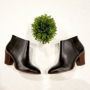 J. Crew | Aggie Leather Ankle Booties